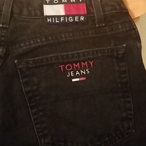 Tommy Hilfiger Jeans black wash 33x34 mens